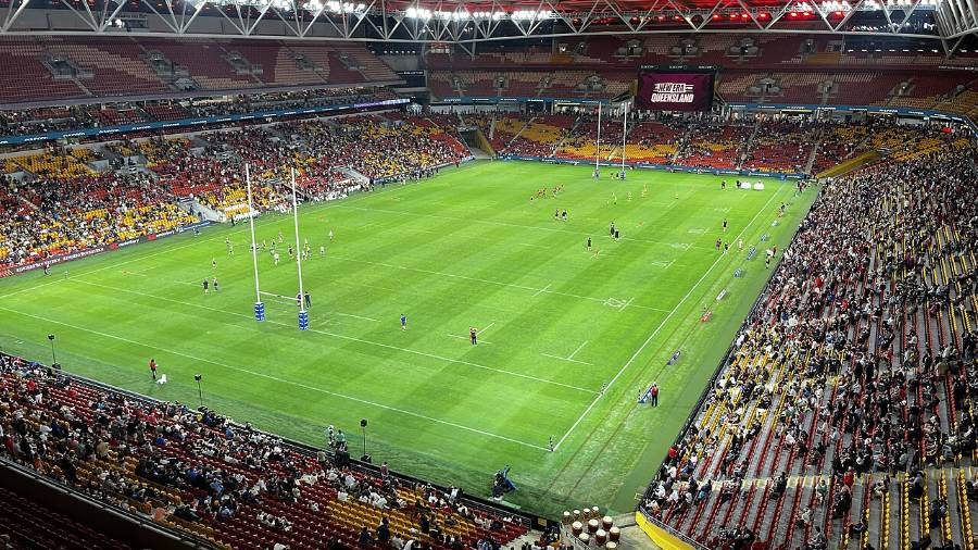 Suncorp Stadium Brisbane vue des tribunes